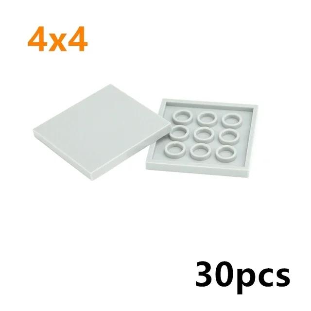DO IT YOURSELF Ceramic Tile Construction Bricks MOC Smooth Figures Blocks 4x4 6x6 8x8 8x16 7x7 Works With 10202 1751 Learning Creativity Playthings