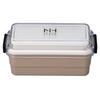 Masakazu NH Style Storage Lunch Greige 27301 Size Approx. W9.2 D19.5 H8.9