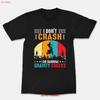 I Don't Crash Do Random Gravity Checks Bike T Shirt Vintage Washed Streetwear Homme Fashion Versatile Breathable