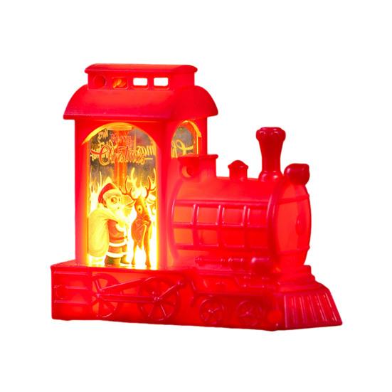 

Lighted Vintage Truck Decor Christmas Snow Ball with Swirling Glitter Battery Operated LED Water Car Decoration for Home Holiday Decor