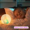 Cartoon Lighting Bubble Ball Kawaii Toddler Night Light Funny Luminous Jumping Ball  Bedroom