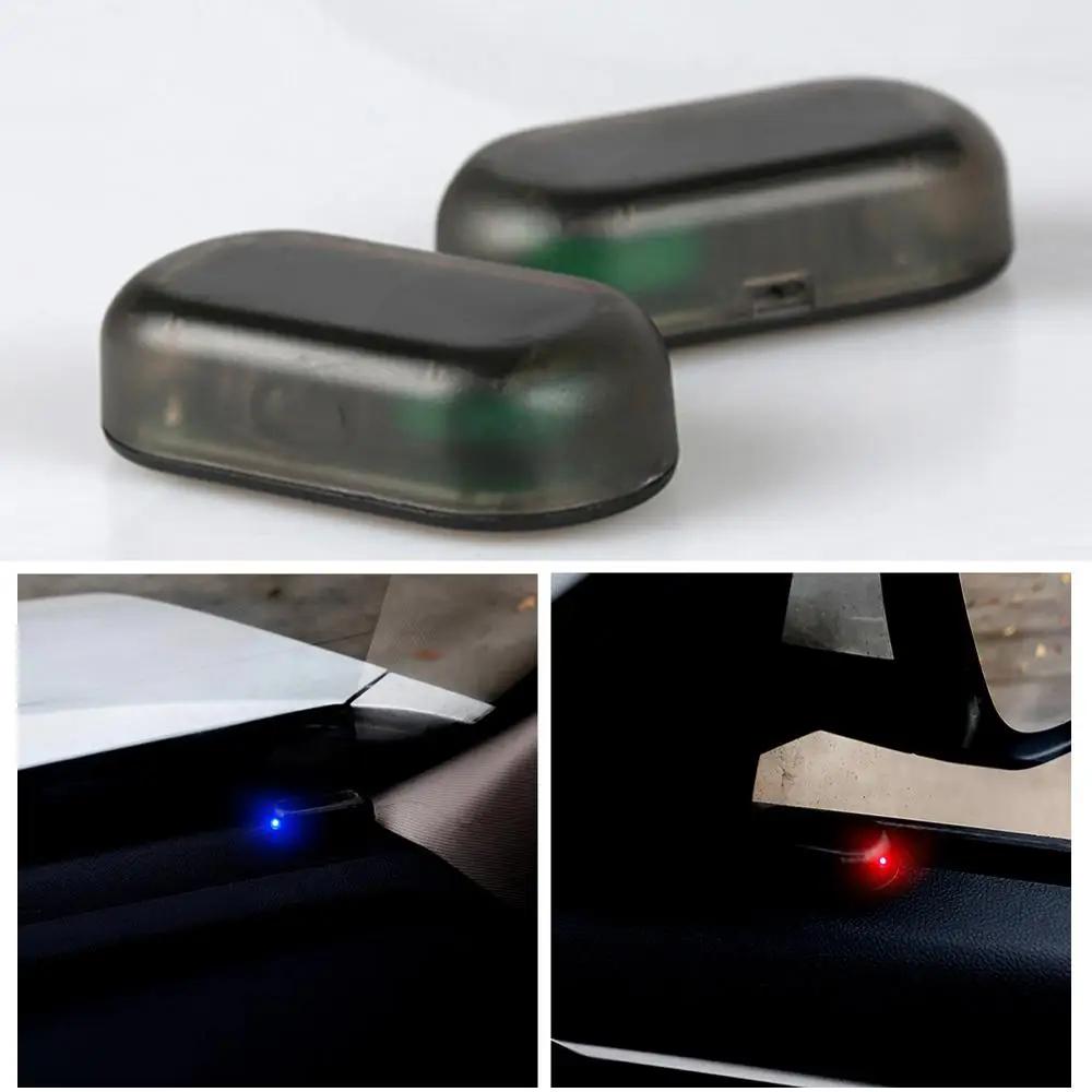 Car Fake Security Light Solar Powered Simulated Dummy Alarm Wireless Warning Anti-Theft Caution Lamp LED Flashing Imitation