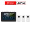 Tuya WiFi Smart Weather Station APP Control Digital Temperature Humidity Monitor, 5 Days Weather Forecast, 3 Alarm Clock Models