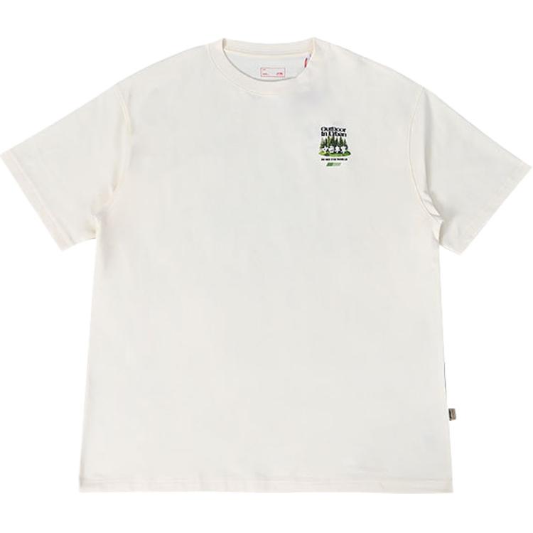 

Li Ning Дышащая универсальная футболка с коротким рукавом с принтом букв Мужские топы AHSVA61-1 M