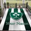 Custom Text Printed Rug Ireland Rugby Non Slip Floor Carpet For Home Room Decor