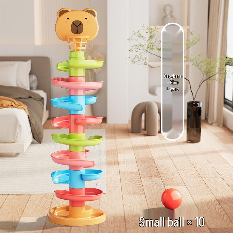 Educational Fun Ball Track - Infant Stacking & Interactive Toy Tower