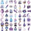 50 Transparent Ins Magic Witch Flash Film Sticker Pack Waterproof Transparent PET Hand Account Decorative Guitar Notebook