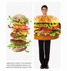 Hamburger Stage Role Playing Costume Cosplay Makeup Ball Party Performance Hamburger Costume