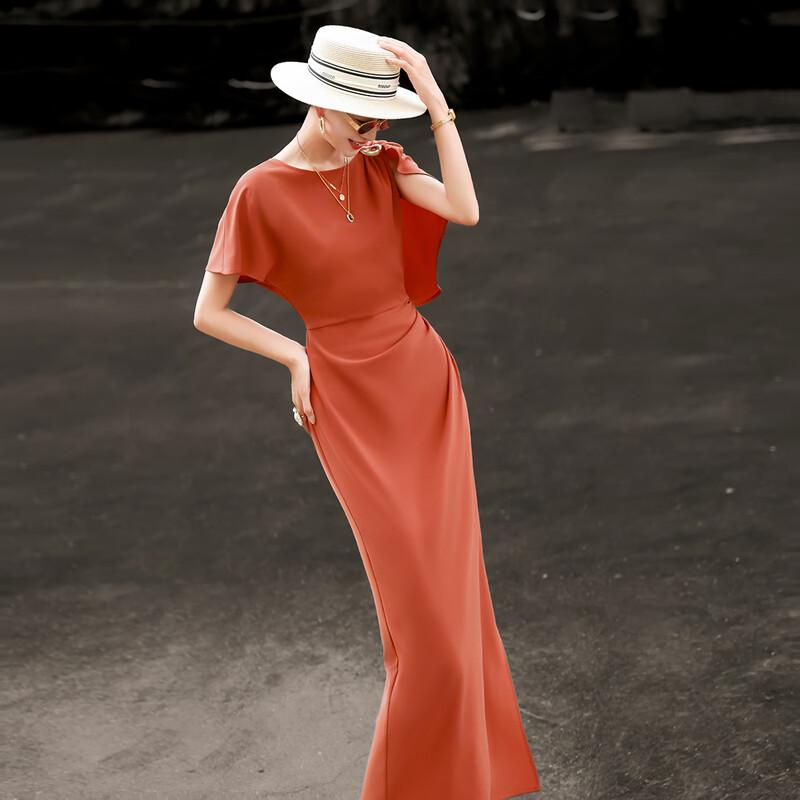 Lansere 2026 Summer French Pleated Hip-Wrap Dress