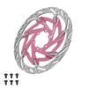 ENLEE Schwimmende Bremsscheibe 160mm 6 Loch MTB Rennrad Gravel Pink