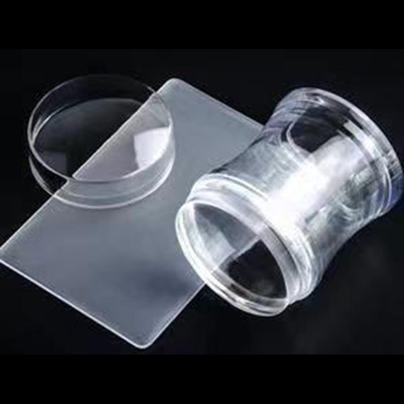 3.8CM Clear Nail Art Stamping Seal with Scraper