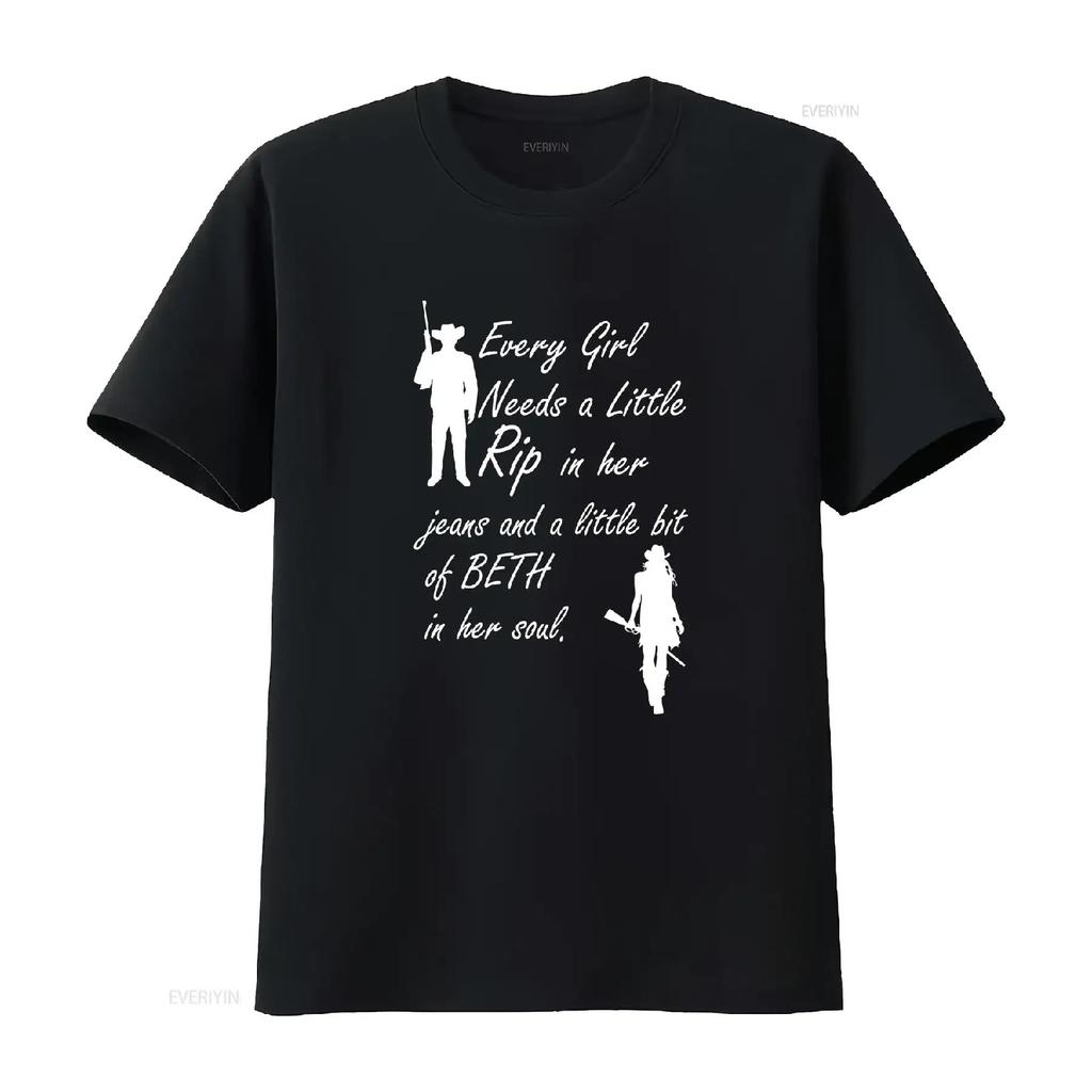 Every Girl Needs A Little Rip In Her Jeans T shirt Baggy Boyfriend Baseball 3110 vintage Washed homme Breathable Stretched
