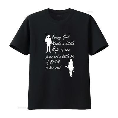 Every Girl Needs A Little Rip In Her Jeans T Shirt Baggy Boyfriend Baseball 3110 Vintage Washed Homme Breathable Stretched