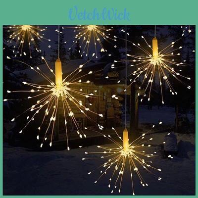 Kupfer LED Feuerwerk Lichterkette Lichterkette Fernbedienung Weihnachtsdekoration