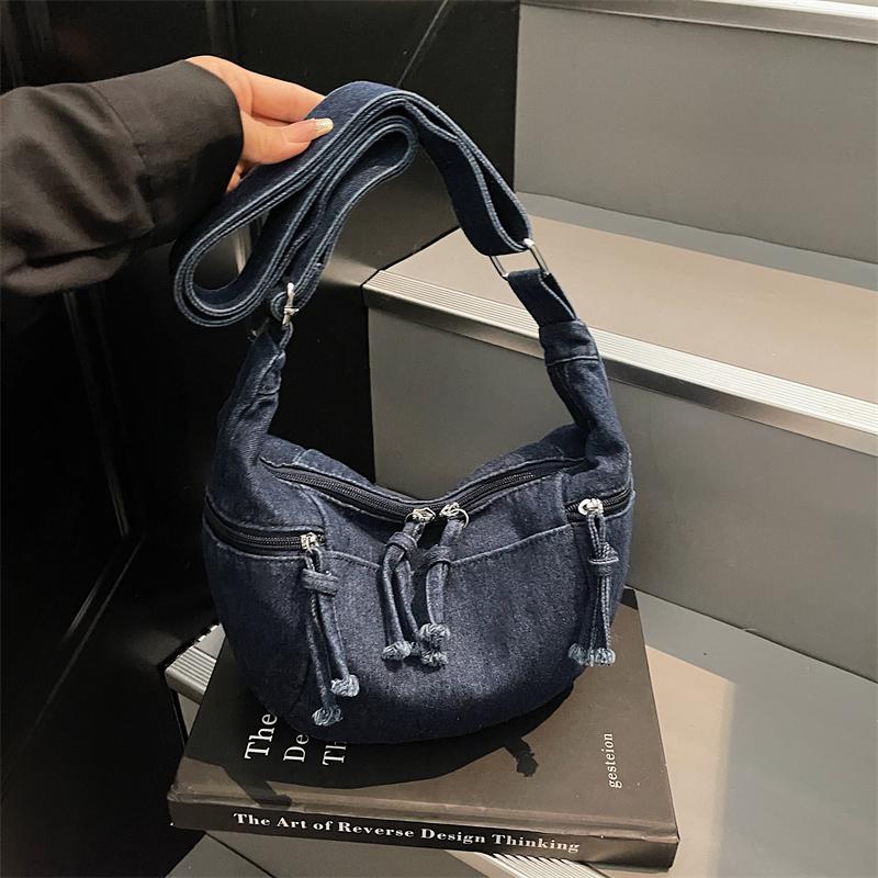 Denim Shoulder Bag Women's Tote Crossbody Bag