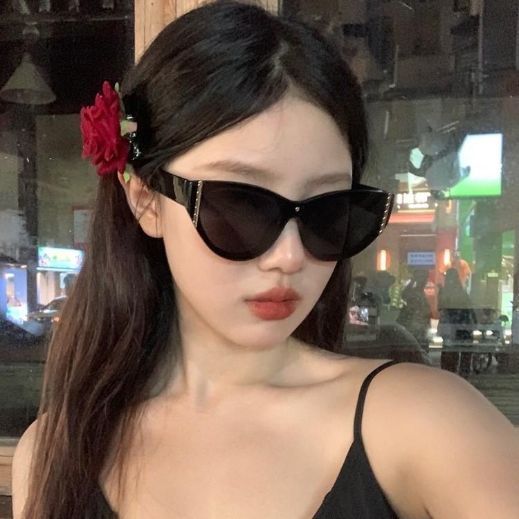 Luxury  Designer Cat Eye Sunglasses Women For Female Fashion Vintage Sun Glasses Punk Shades Popular Eyeglasses