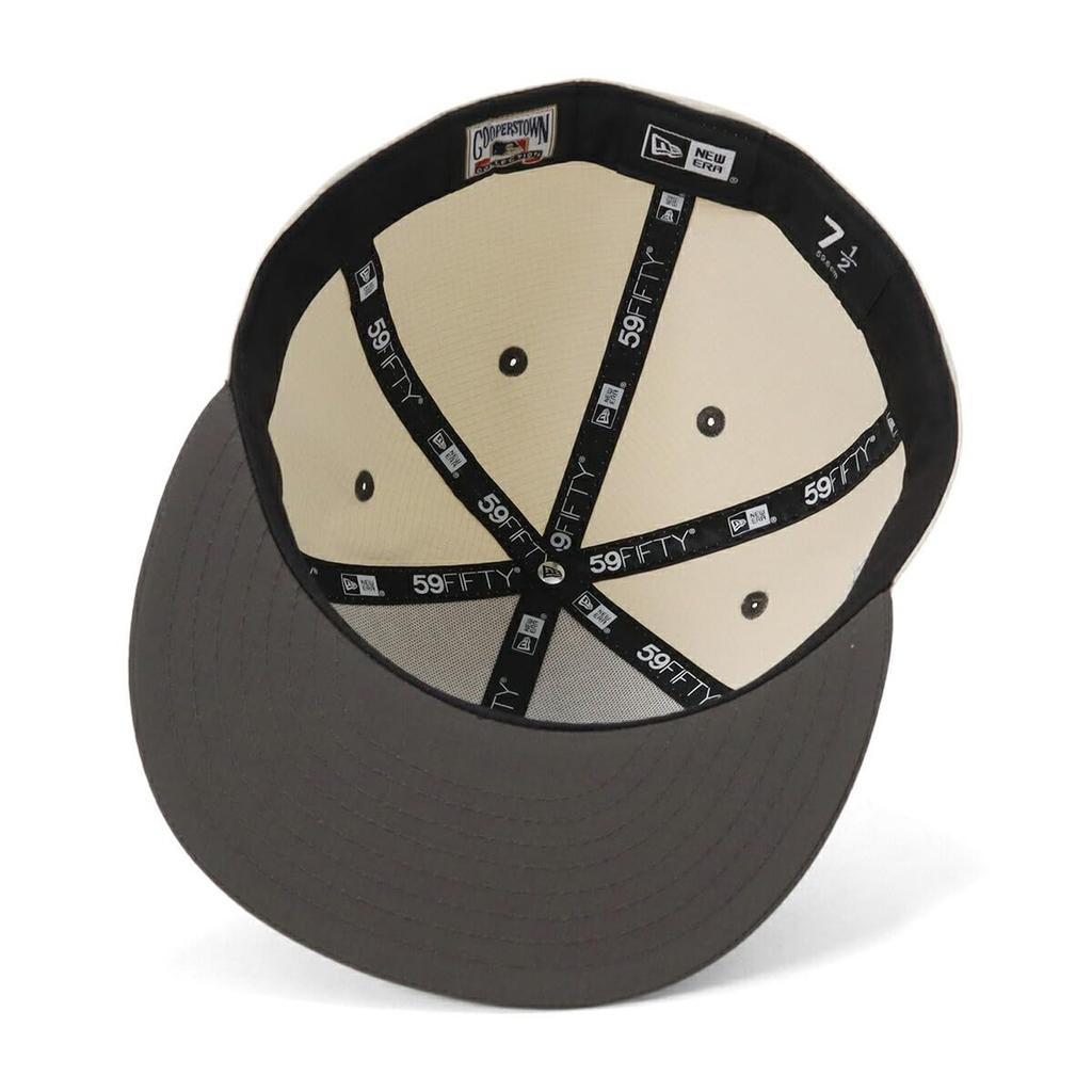 [New Era] New Era Cap 59FIFTY 14693867 NER36C5662 MLB Chicago White Sox CWS StoneDark Gray White Beige 7 14 SIDE PATCH 2-Tone ONSPOTZ Exclusive Men's