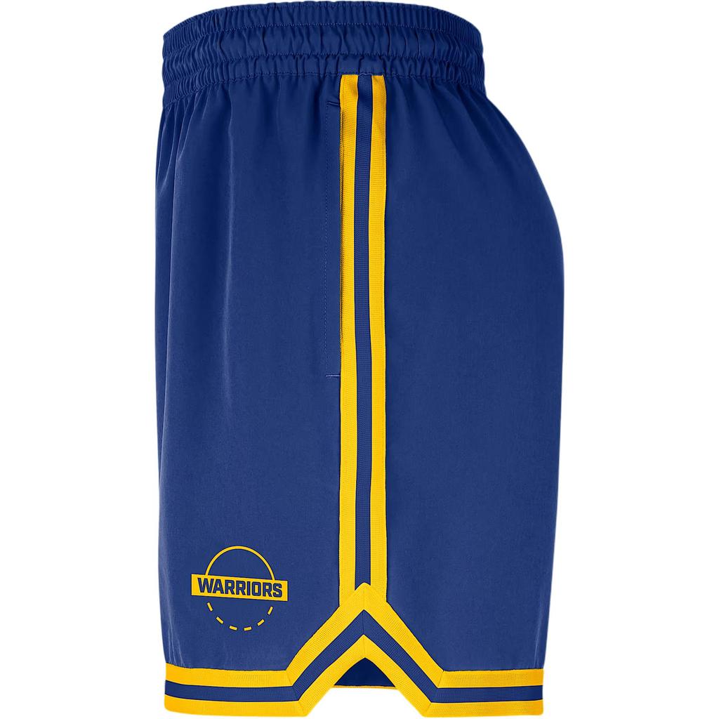 Nike Dri-Fit Nba 6" Uv Woven Shorts Golden State Warriors Elastic Waist Logo Casual Shorts Men shorts HM6556-495