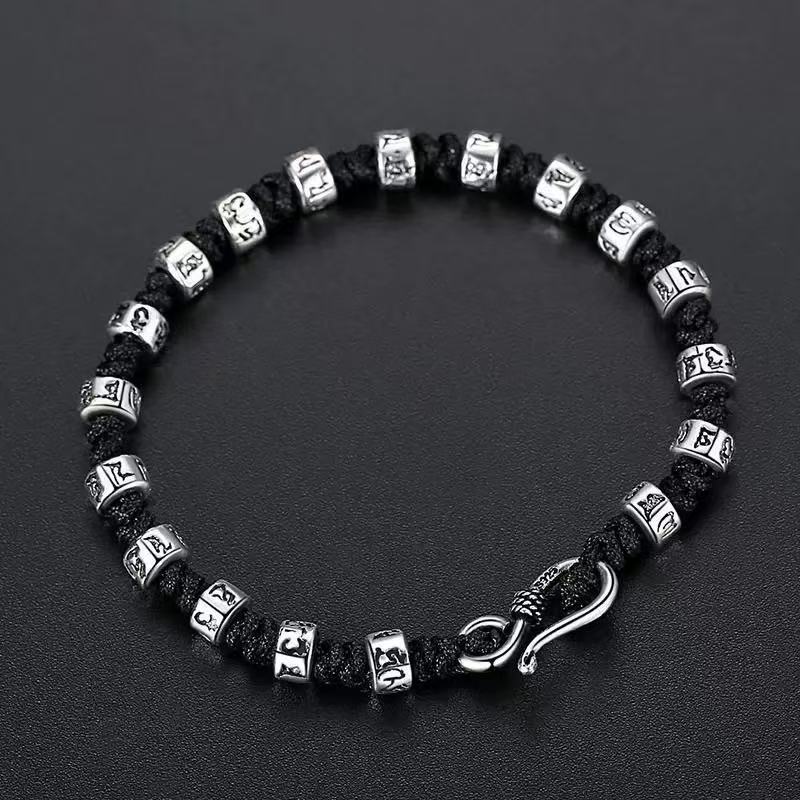 

Буддийские браслеты для мужчин и женщин, персонализированные ретро-браслеты