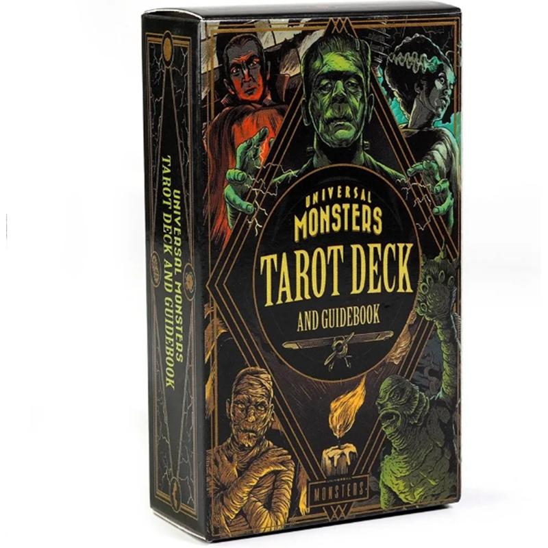 Newest 78pcs Cards Universal Monsters Tarot Deck 10.5*6.3cm Bring The Spooky Spirit of Classic Movie Monsters To Tarot Readings