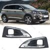 Car Front Bumper Lower Grille Fog Lamp Cover No Sensor Hole Fog Light Cover Trims For Peugeot 4008 5008 GT YL004127XT