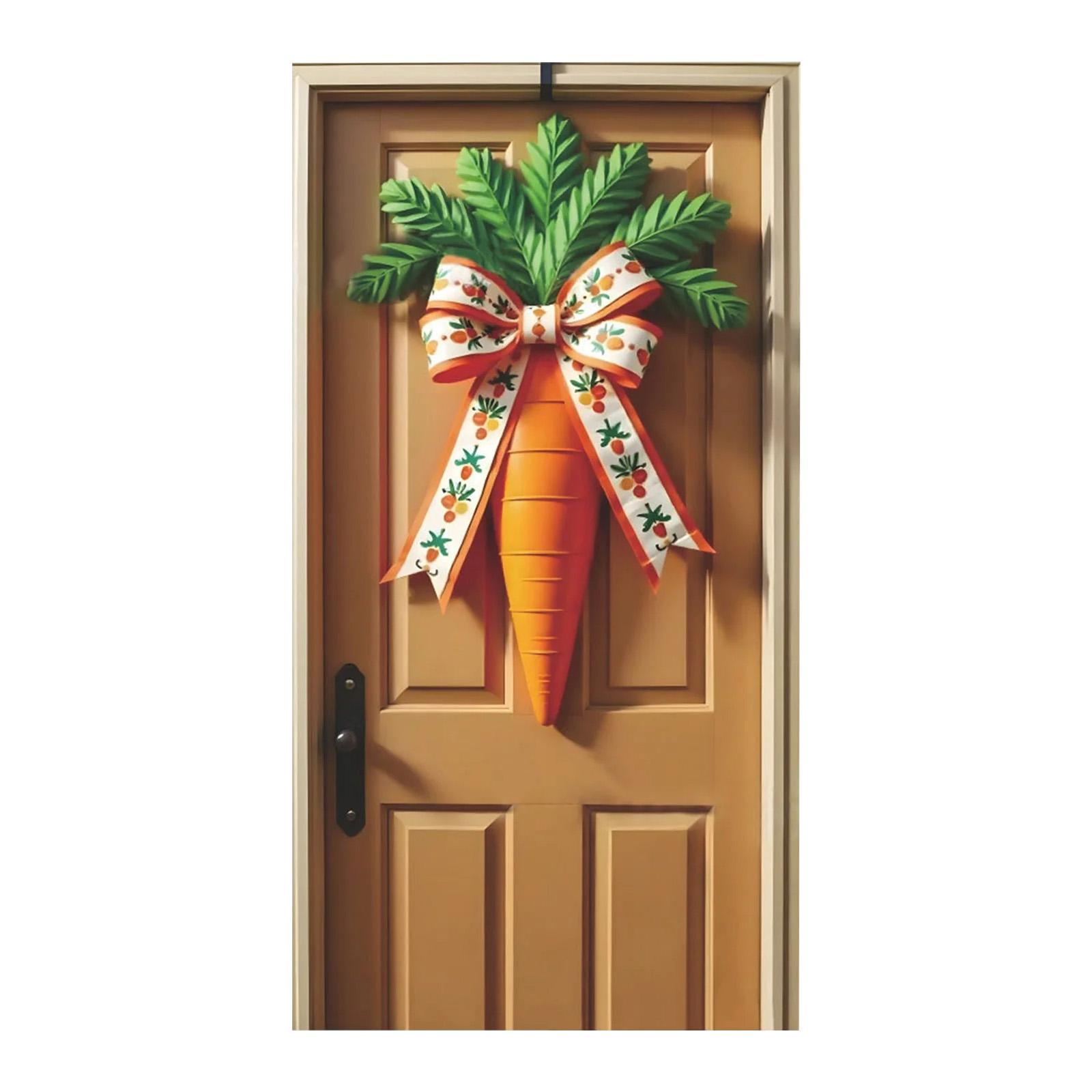 

180*90cm Easter Egg Bunny Wreath Easter Atmosphere Hanging Banner Banner One Size