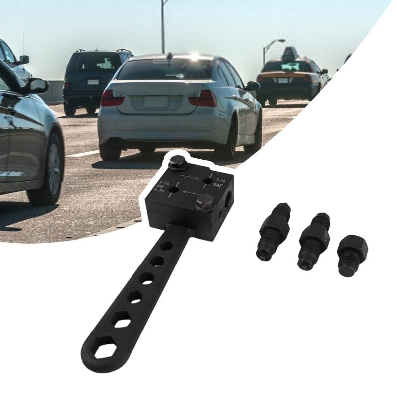 Professionelles Bremsenbördelwerkzeug-Set Starkes Metall Universelles Kfz-Bremsleitungsbördelset Auto Bremsenwartung