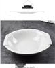 Large White Double-Handled Ceramic Soup & Noodle Bowl - Hotel & Home Tableware