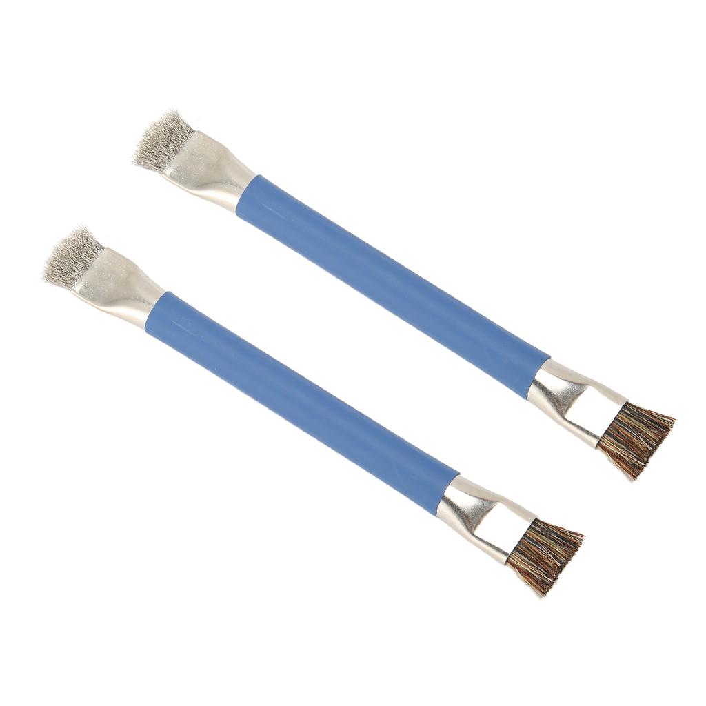 2Pcs Motherboard IC Cleaning Brush Double Head Antistatic Brushes for Mobile Phone Tablet PC