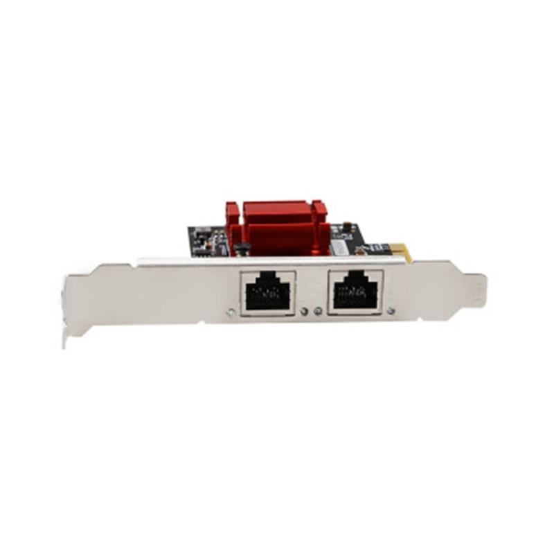 Port Gigabit PCIE 1X Card LAN Server cu Fibră Optică pentru 82575&6 Pcie 2 Porturi RJ45 Adaptor Server Desktop