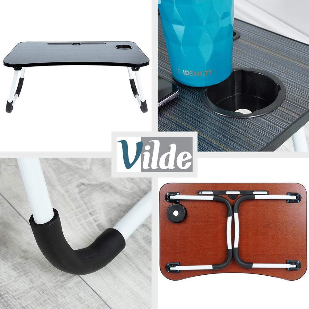 Foldable Bedside Table For Laptop And Tablet 61.5X40X26 Cm
