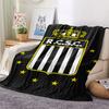 1PC R. Charleroi S.C Patterned Flannel Blanket Suitable For All Seasons for Home Decor Warmth and Comfort Gifts Holiday Present