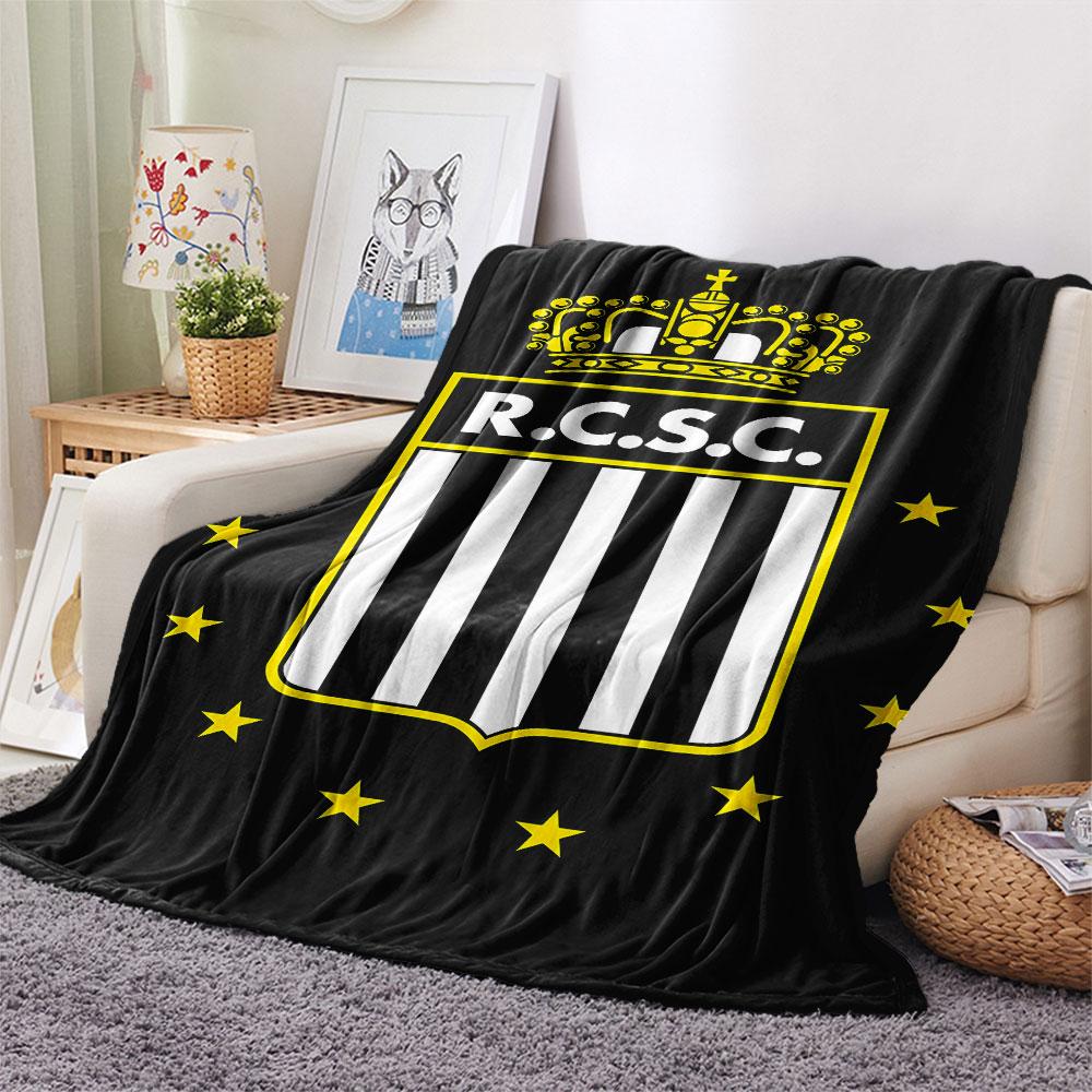 1PC R. Charleroi S.C Patterned Flannel Blanket Suitable For All Seasons for Home Decor Warmth and Comfort Gifts Holiday Present