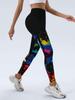 European and American Tie-Dye Yoga Pants: Comfortable, Breathable, Outdoor Sports and Running Base Layer