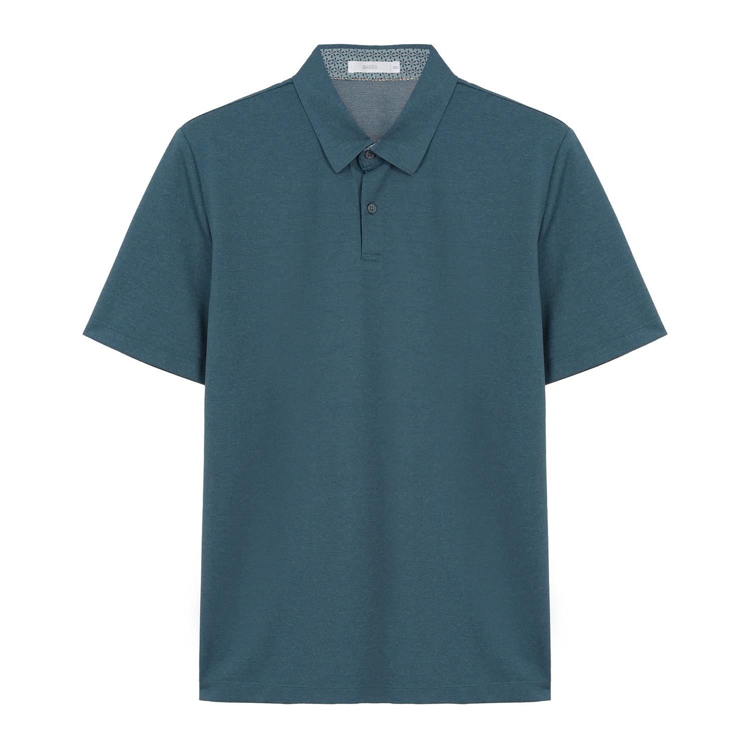 Basso Light Soft Short Sleeve Collared T-Shirt (Bsy2Kt35A) Gn/95