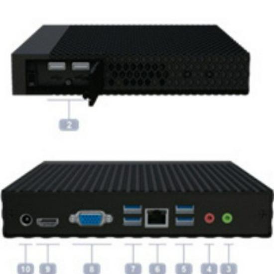 X86 Thin Client N5095 Quad-Core 2.0GHz Mini PC for Office and Training with Unified Management