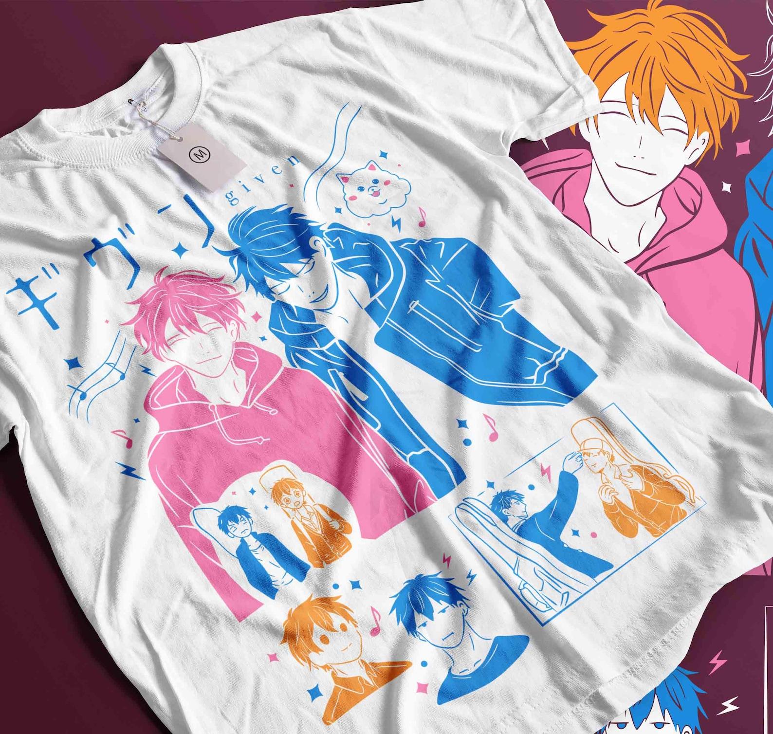 Unisex Given t shirt, Ritsuka Uenoyama shirt, Mafuyu Sato shirt, given anime sweatshirt, given anime, given gift, anime t shirt, given Shirt 2XL