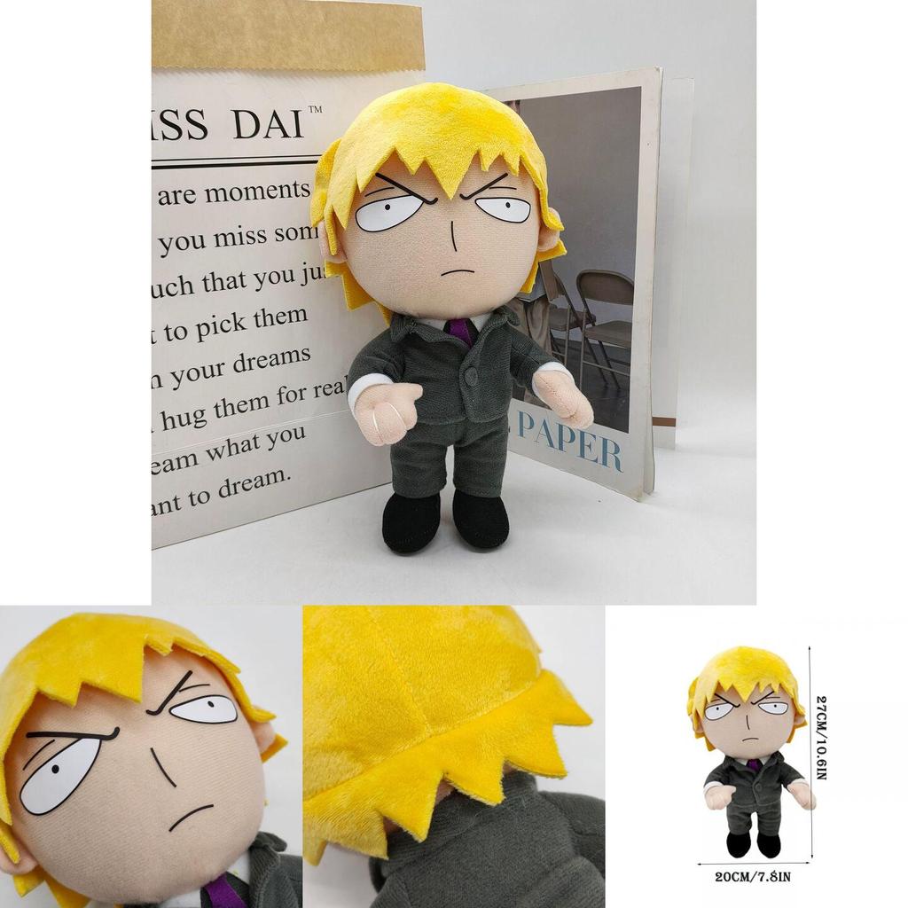 Mob Psycho 100 Reigen Arataka Plüschtier Puppe BPA PVC Frei Kinder Weihnachtsgeschenk