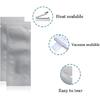 PABCK 100 Pcs 1.57x4.33 inch (ide Size 1.18x3.94 inch) Coffee Food Storage Heat Sealable 3.34mil Mylar Pure Foil Bag Vacuum Pouch for Sampling