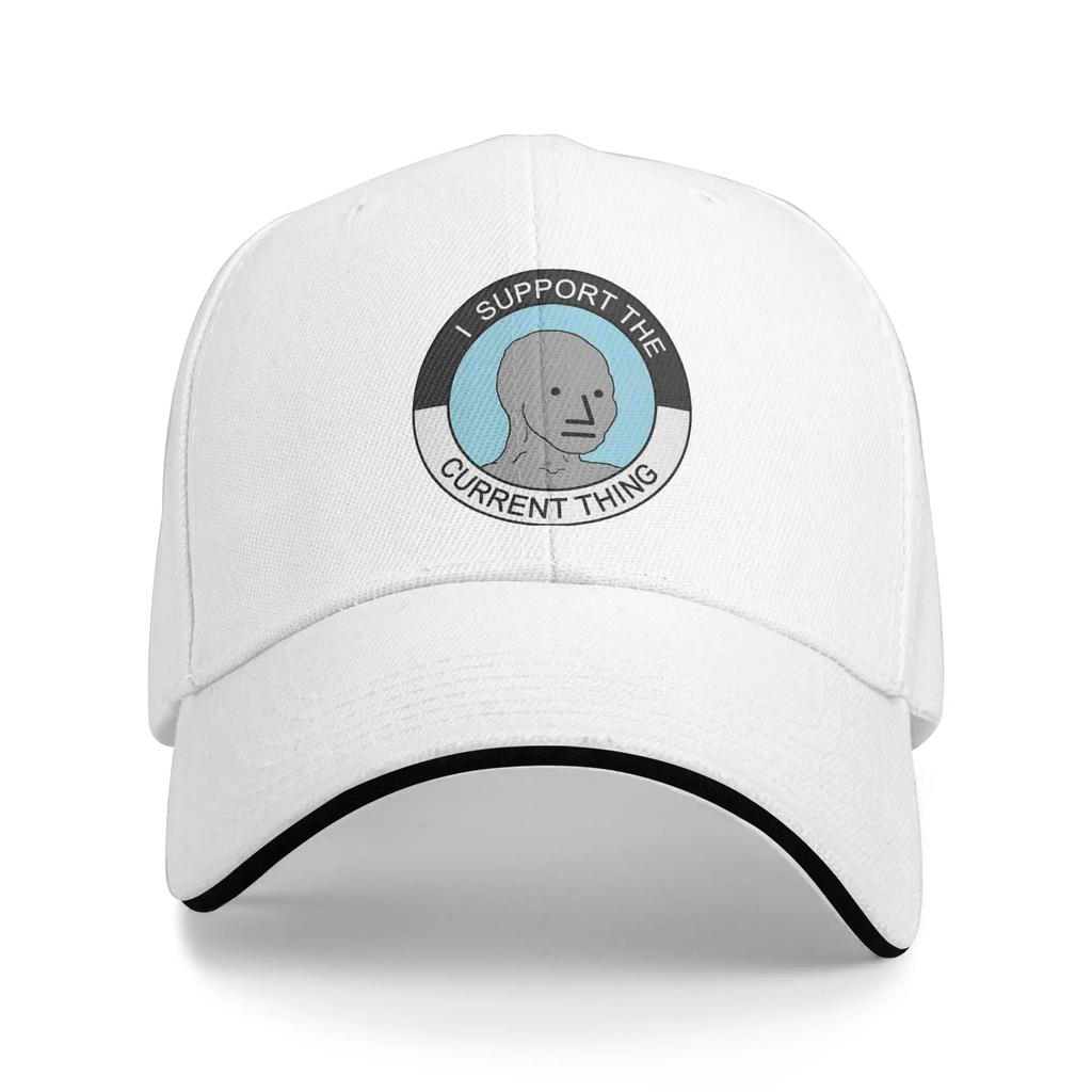 New We Program You Repeat Npc Wojak Meme Sandwich Cap Adult Baseball Cap Hat Adjustable Snapback Caps Fishing Hat Summer Hats