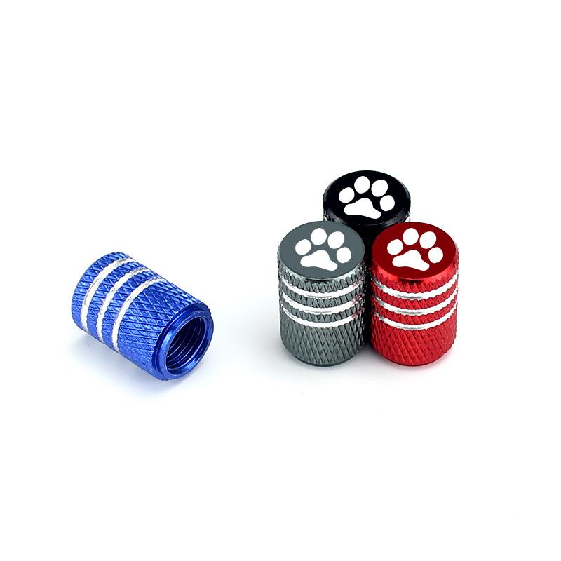 Aluminum Alloy Tire Valve Caps Car Motorcycle Wheel Dustproof Cover Air Valve Stem Caps Tyre Valve Core Decorative Accessories