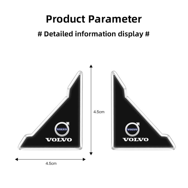 Car Stickers Door Corner Anti-collision Silicone Protective Cover For Volvo V60 V40 XC90 S60 C30 XC60 V50 V70 S90 T6 Car Gadgets