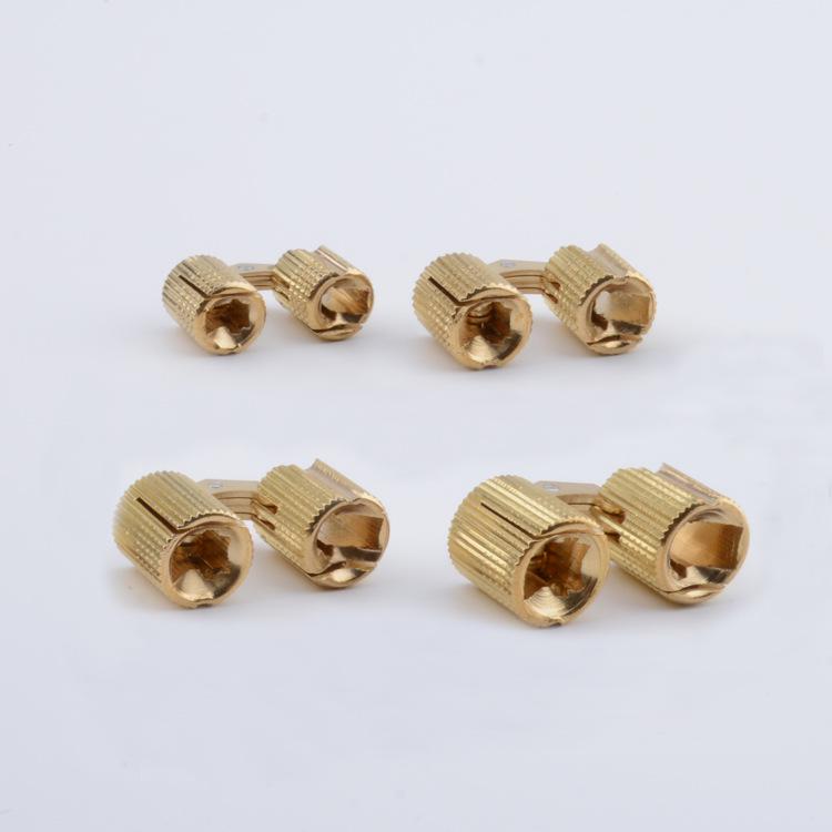 Concealed Pure Copper Hinge for Folding Doors and Jewelry Boxes