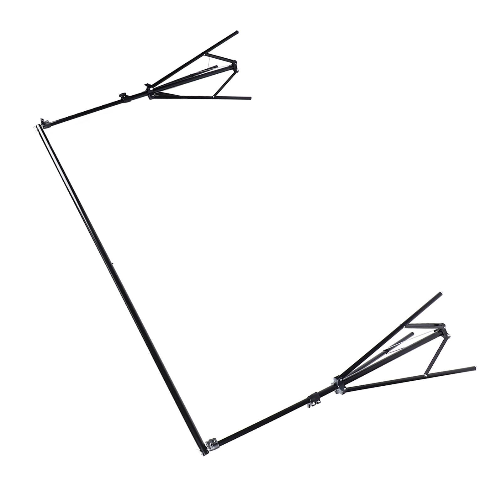 

6.6x9.8 футов Стойка для фона Металлическая Регулируемая высота Устойчивая поддержка Фото Видео Студия Стойка для фона