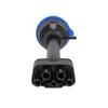 For Tesla 3 Pin Blue CEE Adapter Tesla Model S,3,X,Y Gen 2 Ev Charger Extension Cord Connector 240V Outlet at 32A 10 Inch