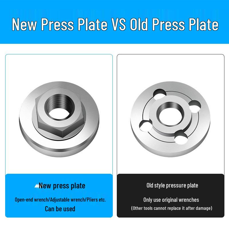 Hex Nut & Pressure Plate Set for Angle Grinder Polisher Modification