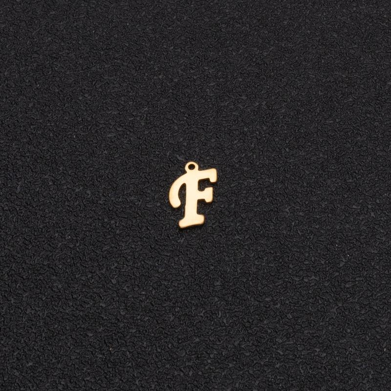 Custom Stainless Steel A-Z Letter Charms - Fade-Resistant DIY Pendants