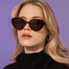 1PC Fashion Vintage Cat Eye Sunglasses Retro Small Frame SunGlasses for Women UV400 Protection Eyewear