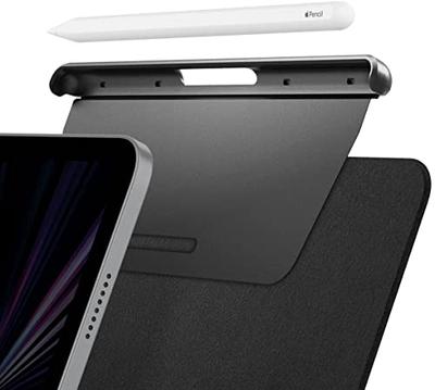 Spigen iPad Pencil Case with Magic Keyboard and Pencil Holder for Apple Pencil, Slim and Thin Design, Protective and Loss Prevention, APP04545 (Black)