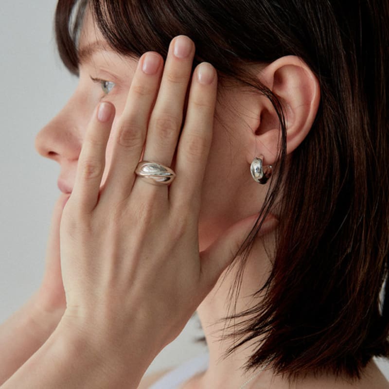 TIERNO R.001/WAVY GOMARU RING